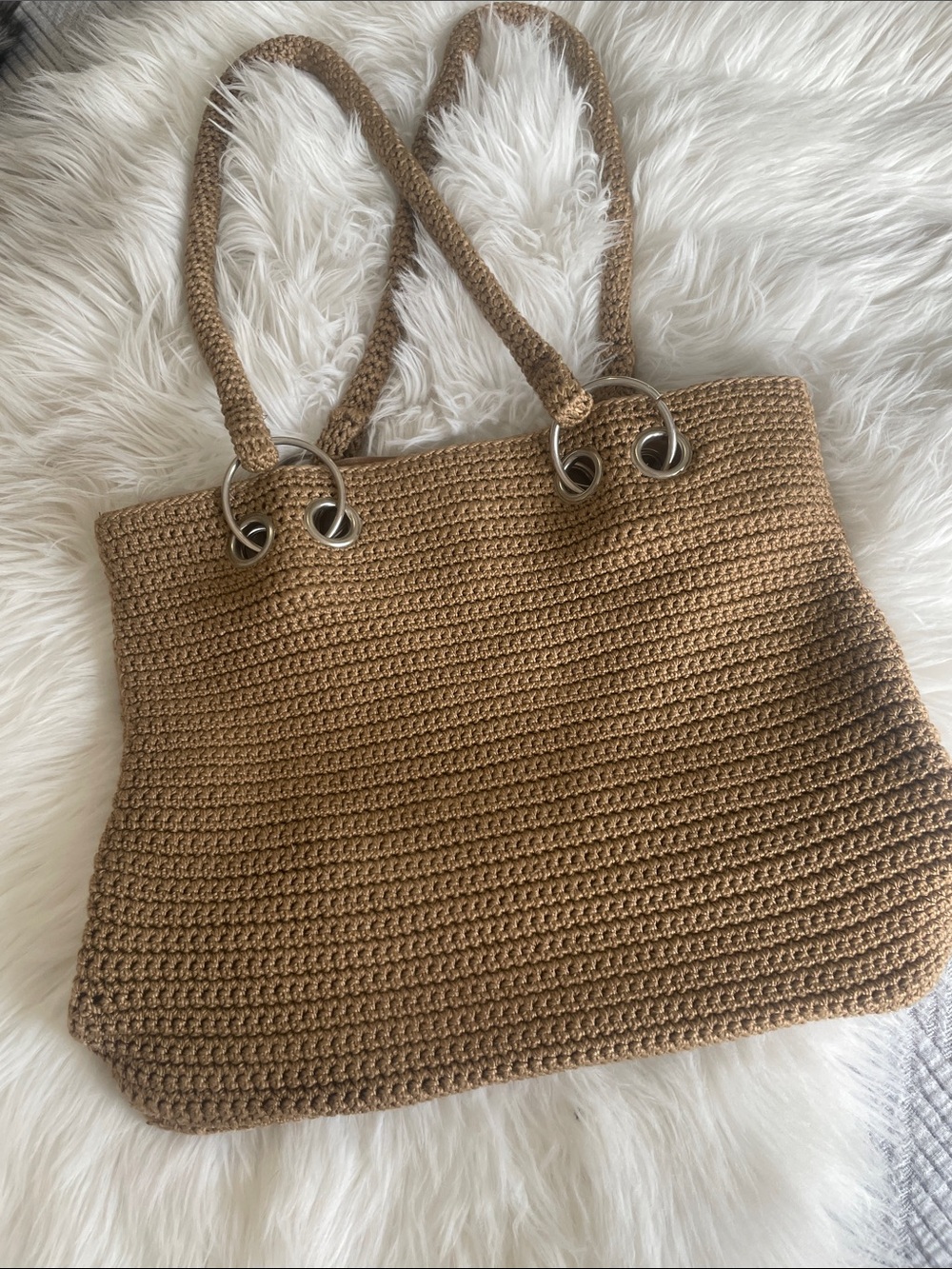 Tan Macrame Cato Casual bag